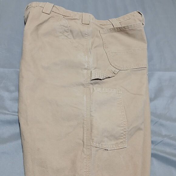Carhartt Pants Mens 32x30 Beige Cargo Carpenter B151 DKH Loose Original Fit Work - Picture 5 of 15